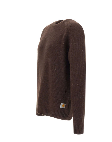 CARHARTT WIP Maglia  "Anglistic" BROWN Uomo 