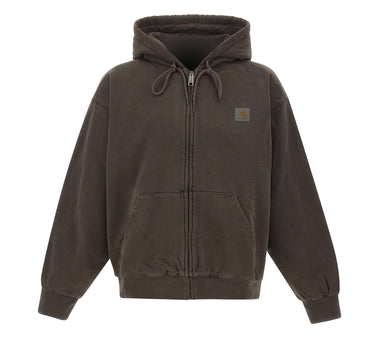 CARHARTT WIP "Hooded Vista Jacket" BROWN Uomo 