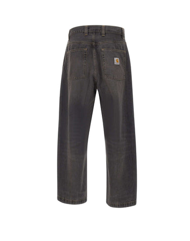 CARHARTT WIP Jeans "Brandon" BLACK Uomo 