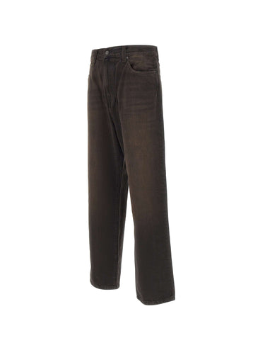 CARHARTT WIP Jeans "Aaron" BROWN Uomo 