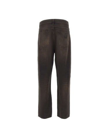 CARHARTT WIP Jeans "Aaron" BROWN Uomo 