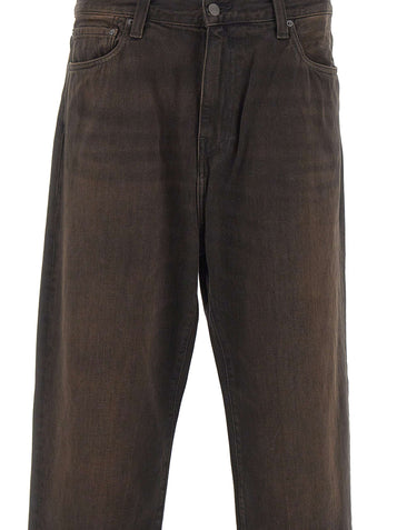 CARHARTT WIP Jeans "Aaron" BROWN Uomo 