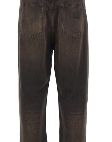 CARHARTT WIP Jeans "Aaron" BROWN Uomo 