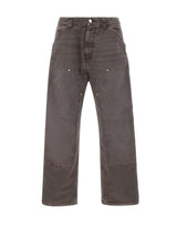 CARHARTT WIP Pantaloni "OG Double Knee" BROWN Uomo 