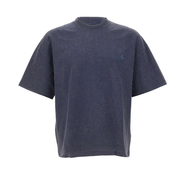 CARHARTT WIP T-Shirt "S/S Lambert" BLUE Uomo 