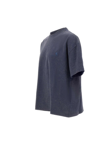 CARHARTT WIP T-Shirt "S/S Lambert" BLUE Uomo 