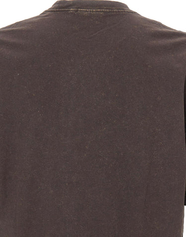 CARHARTT WIP T-Shirt "S/S Lambert" BROWN Uomo 