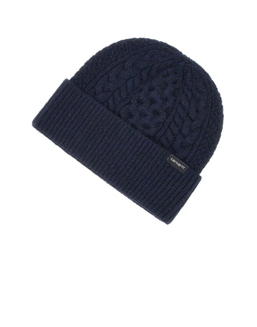 CARHARTT WIP "Caster Beanie" BLUE Uomo 