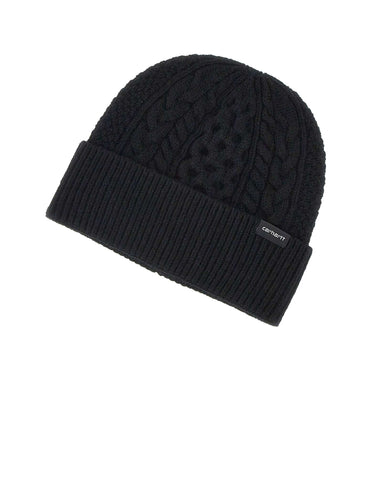 CARHARTT WIP "Caster Beanie" BLACK Uomo 