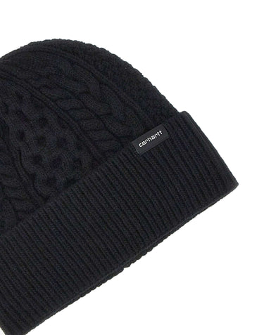 CARHARTT WIP "Caster Beanie" BLACK Uomo 