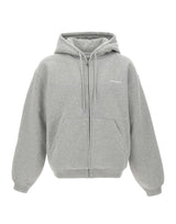 CARHARTT WIP Felpa "Hooded Ebbert" GREY Uomo 