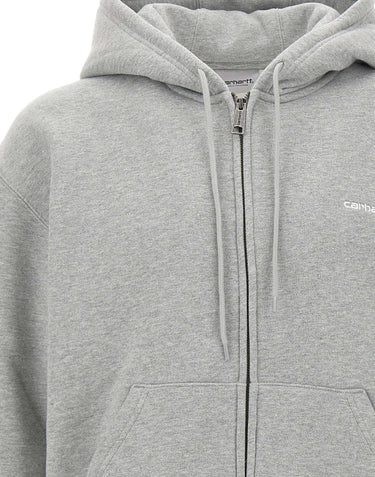 CARHARTT WIP Felpa "Hooded Ebbert" GREY Uomo 
