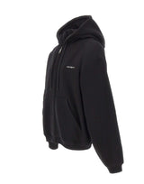 CARHARTT WIP Felpa "Hooded Ebbert" BLACK Uomo 