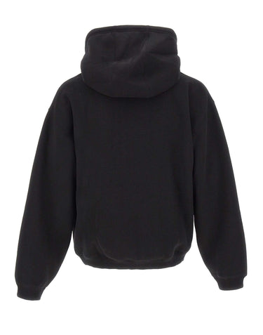 CARHARTT WIP Felpa "Hooded Ebbert" BLACK Uomo 