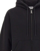 CARHARTT WIP Felpa "Hooded Ebbert" BLACK Uomo 