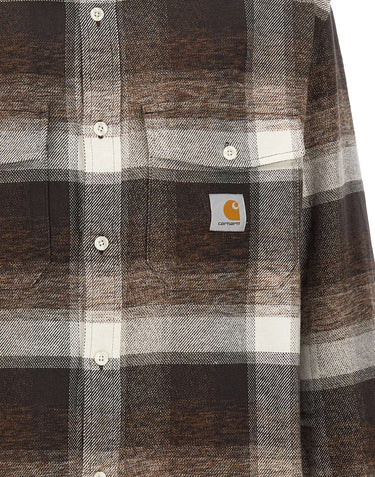 CARHARTT WIP Camicia "Esterson" BROWN Uomo 