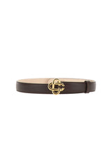 CASABLANCA Cintura sottile in pelle BROWN Donna 