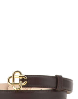 CASABLANCA Cintura sottile in pelle BROWN Donna 