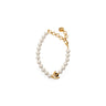 CASABLANCA "Lotus Pearl Bracelet" WHITE Donna 