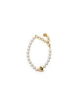 CASABLANCA "Lotus Pearl Bracelet" WHITE Donna 