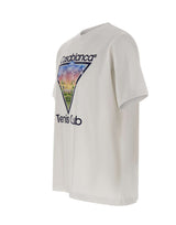 CASABLANCA T-shirt "Tennis Club Icon" WHITE Uomo 