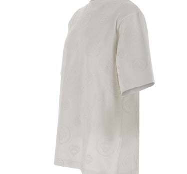 CASABLANCA T-shirt "Applique Monogram" WHITE Uomo 