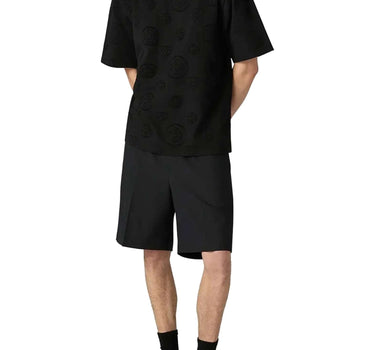 CASABLANCA T-shirt "Applique Monogram" BLACK Uomo 
