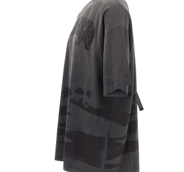 CASABLANCA T-shirt "Shadow Sands" GREY Uomo 