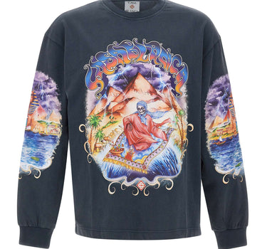 CASABLANCA Felpa "Eveil Ancestral" BLUE Uomo 