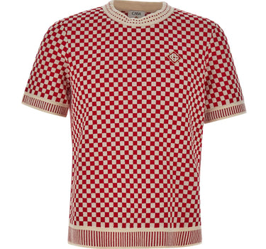 CASABLANCA Maglia a maniche corte in cotone MULTICOLOR Uomo 