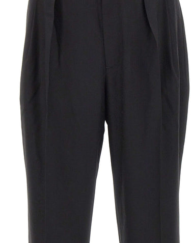 CASABLANCA Pantaloni con monogramma jacquard BLACK Uomo 