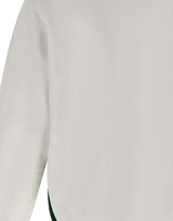 CASABLANCA Felpa con ricamo bouclé WHITE Uomo 
