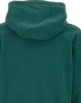 CASABLANCA Felpa con cappuccio "Classic" GREEN Uomo 