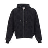 CASABLANCA Felpa con cappuccio "Applique Monogram" BLACK Uomo 