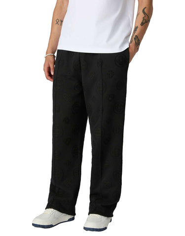 CASABLANCA Pantaloni "Applique Monogram Jogger" BLACK Uomo 