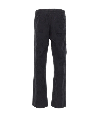 CASABLANCA Pantaloni "Applique Monogram Jogger" BLACK Uomo 