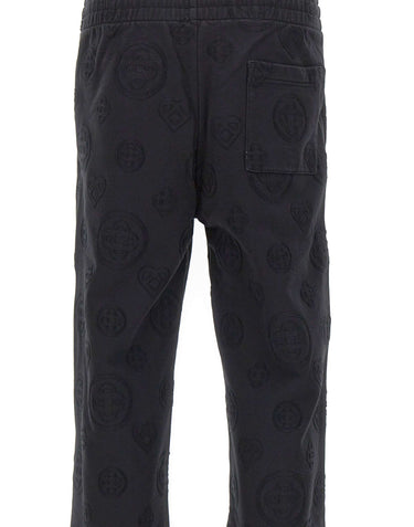 CASABLANCA Pantaloni "Applique Monogram Jogger" BLACK Uomo 