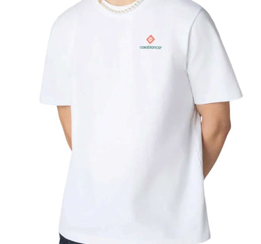 CASABLANCA T-shirt "Classic" WHITE Uomo 