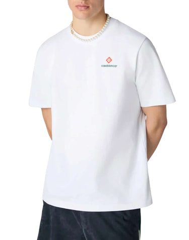 CASABLANCA T-shirt "Classic" WHITE Uomo 