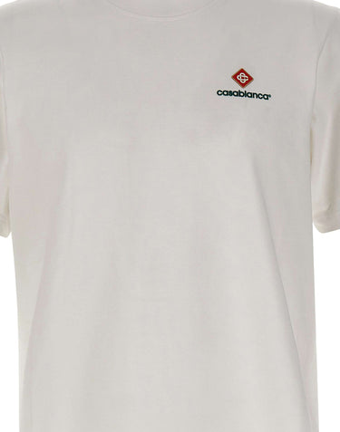 CASABLANCA T-shirt "Classic" WHITE Uomo 
