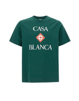 CASABLANCA T-shirt "Classic" GREEN Uomo 