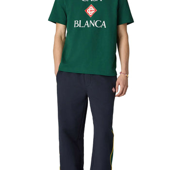 CASABLANCA T-shirt "Classic" GREEN Uomo 
