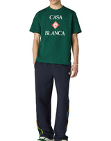 CASABLANCA T-shirt "Classic" GREEN Uomo 