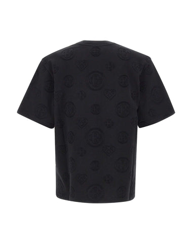 CASABLANCA T-shirt "Applique Monogram" BLACK Uomo 
