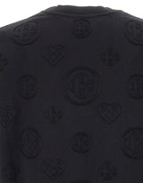 CASABLANCA T-shirt "Applique Monogram" BLACK Uomo 