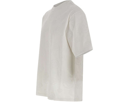 CASABLANCA T-shirt "Applique Monogram" WHITE Uomo 
