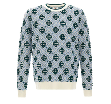 CASABLANCA Maglia con ricamo Monogram MULTICOLOR Uomo 