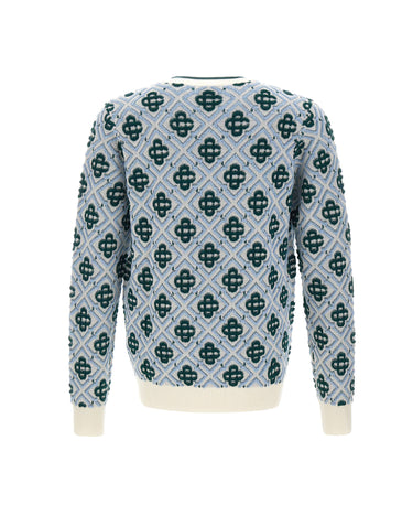 CASABLANCA Maglia con ricamo Monogram MULTICOLOR Uomo 