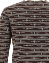 CASABLANCA Polo "Wordmark" BROWN Uomo 
