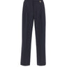 CASABLANCA Pantaloni dritti in lana BLACK Uomo 